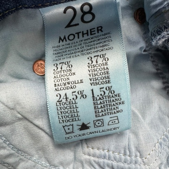 Mother The Wilder Jeans In Another Time Around Low Rise Flare Bootcut Sz 28 - Picture 3 of 8